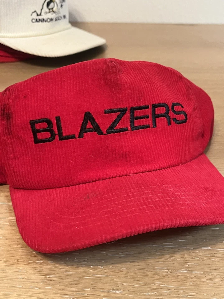 Chapéu Snapback Vintage Portland Trailblazers Veludo Vermelho  - Imagem 3 de 4