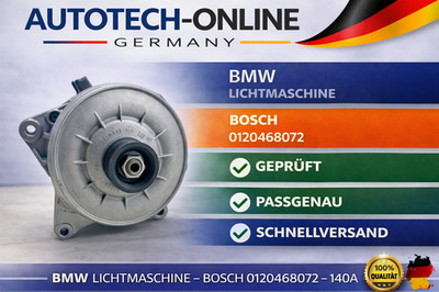 Orig.BOSCH Lichtmaschine FÜR BMW 140A 750i 750iL  E32 M70 0120468072 12311733772
