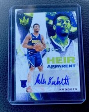 2023-24 Panini Court Kings Rookie Violet Heir Apparent Auto Jalen Pickett 46/49