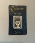 2022 Pamp Suisse Silver Lotus 10g 9999 Fine Bar in Assay Card