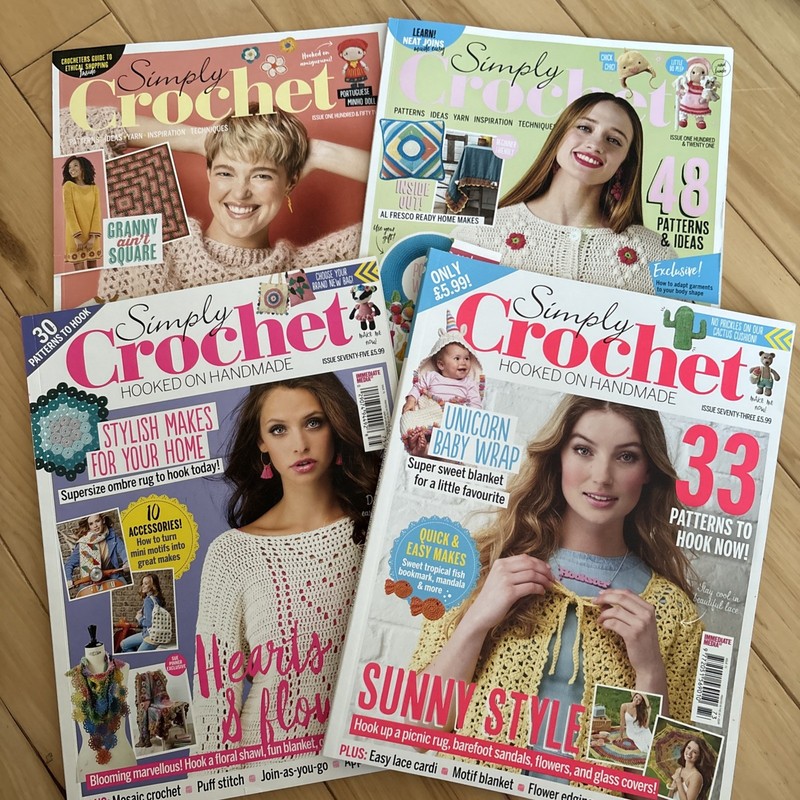 SIMPLY CROCHET UK MAGAZINE lot 4 