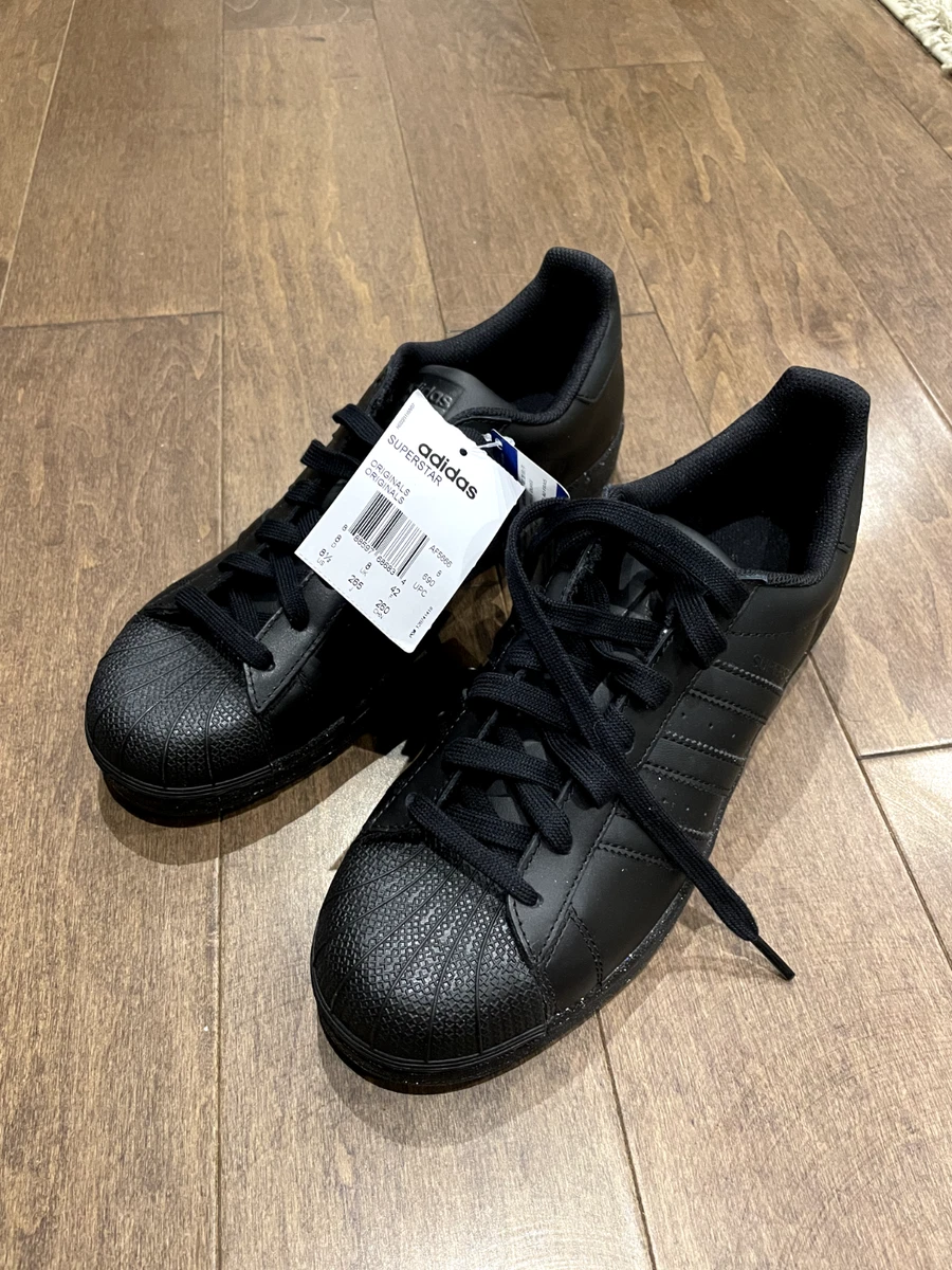 adidas Superstar Core Black | eBay