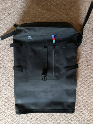 used Got Bag Black Eco Friendly Rolltop Water Resistant w 15'' Laptop Compartment