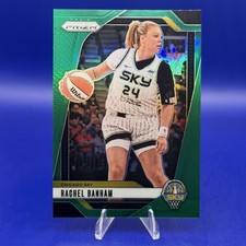 2024 Panini Prizm WNBA Basketball Rachel Banham Green Prizm #25 Chicago Sky