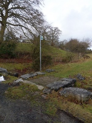 Photo A2 Footpath 47 Catch Footpath 47 at Pant-y-gof leading to Holywell c2011
