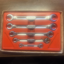 Snap On Rxh605 S 5pc Sae 14 - 1316 Chrome Double End Flare Nut Wrench Set