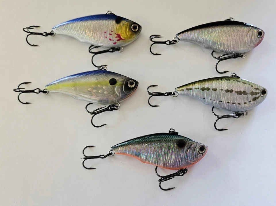 (Set of 5) Yo-Zuri Rattl'n Vibe Lipless Crankbaits 5/8 oz, 2.6" 5 Colors New  - Image 3 of 4