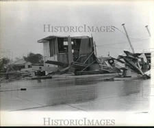 1970 Press Photo Houses destroyed by Hurricane Celia in Texas - sax29905