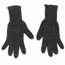 USGI Cold Weather Glove Wool Inserts X-Large Type II Class 4 Black 100% Wool 
