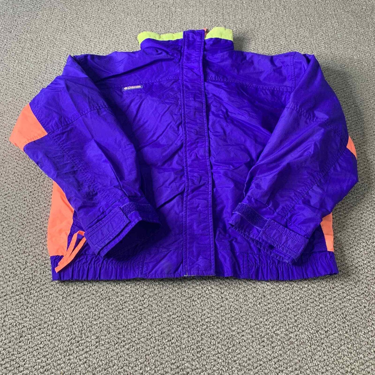 Vintage Columbia Bugaboo Jacket Womens Medium Purple Radial Sleeve Winter  Ski*
