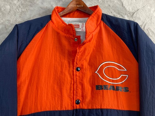 Chicago Bears Vintage Jacket - 80s Swingster NFL Nylon Button Up - Size XL NWOT - Picture 5 of 11
