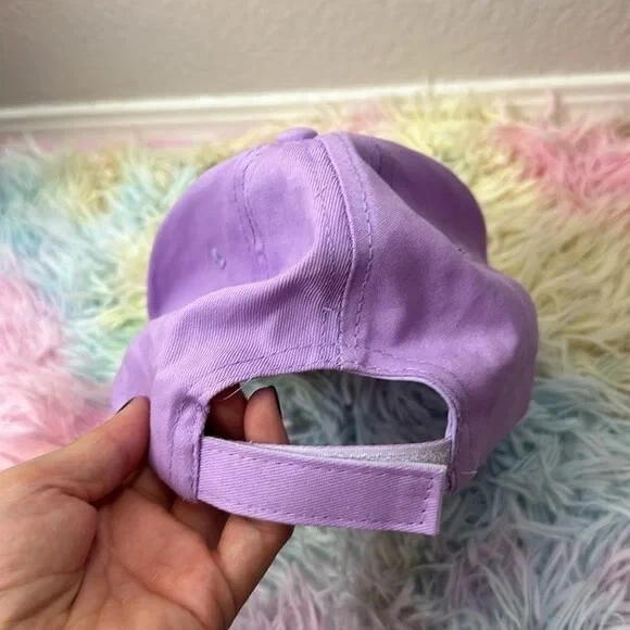 NWOT Sanrio Hello Kitty Pastel Purple Y2K Adjustable Hat OS - Image 3 of 4