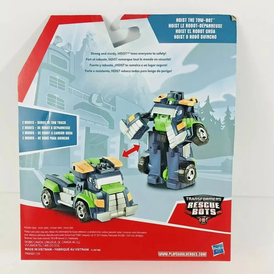 Playskool Heroes Transformers Rescue Bots Hoist The Tow Bot Figure (Damaged Box) - Image 2 of 4