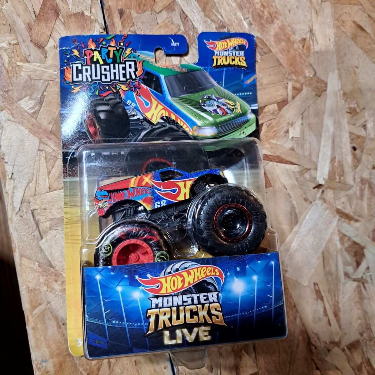 ミニカー Hot Wheels Party Crusher Monster Trucks NIB Hot Wheels Monster Truck Party Crusher Hot Wheels Live