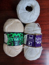 Wool, white and beige by Crylette and Hübner