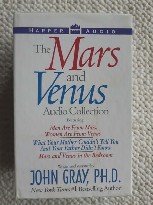 THE MARS AND VENUS AUDIO COLLECTION - JOHN GRAY (5 CASSETTE TAPES)
