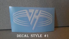 Van Halen Logo Vinyl Decal's - 8 Style's To Choose From