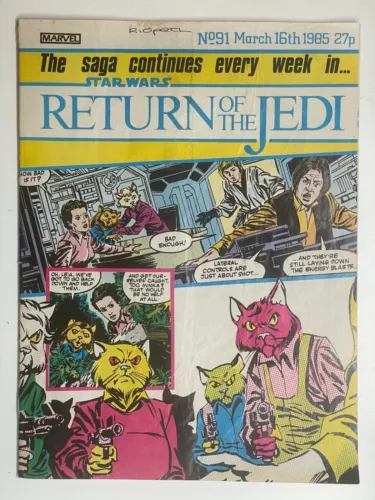 Star Wars Weekly, Vintage Marvel UK Comic Return of the Jedi No.1