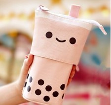 Kawaii EXPANDABLE Boba Pencil Case - Cute Kawaii School Supplies BEST PRICE