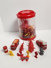 Liberty Imports Plastic Firefighter Action Figures with Vehicles Accessories