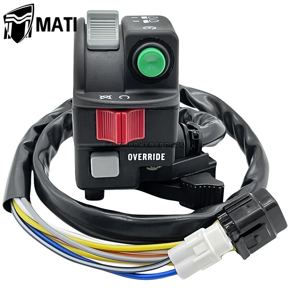 Interruptor de manillar arranque funcionamiento parada anulación para Suzuki King Quad 450 LTA450X 07-10 Foto 4 de 4