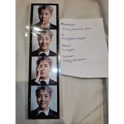 BTS The Fact 2021 China Edition J-Hope Hobi 4 Cut Photo Film Cell Official 