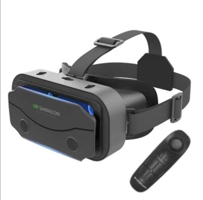 VR Brille für Handy mit Fernbedienung 3D VR Glasses Virtual Reality Brille PC...