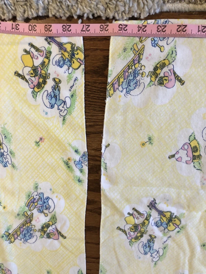 mantas receptoras bebé pitufos vintage envoltura DUNDEE años 80  Foto 3 de 4