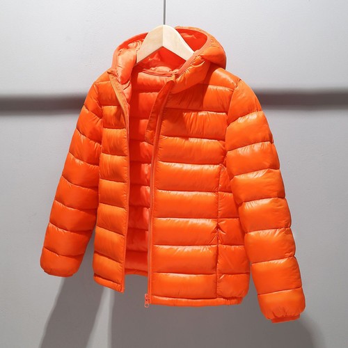 Kid Girl Cotton Long Sleeve Hooded Outerwear Winter Warm Casual Jackets Coat - Picture 68 of 74