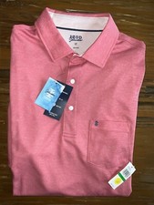 Izod, Saltwater, Sun Shield, Short Sleeve, Polo, Men s Size LT, NWT