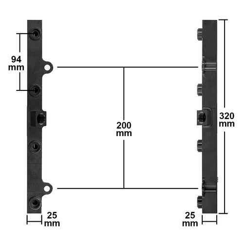 For Honda K Series K20/24 Rsx Civic Engine High Flow Fuel Rail with 1/8npt gauge - Picture 8 of 11