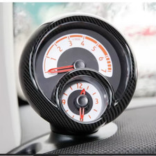 Akzentring Carbon Optik für Drehzahlmesser  Uhr Smart 453 ForTwo ForFour