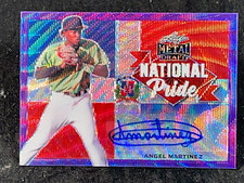 2021 Leaf NATIONAL PRIDE WAVE REFRACTOR ROOKIE AUTO Angel Martinez 10/15