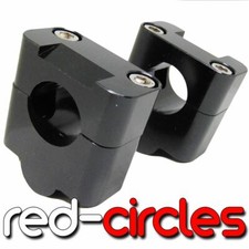 BLACK 22mm to 28mm FATBAR RISER CLAMPS fits 150cc 160cc FAT BAR PITBIKES