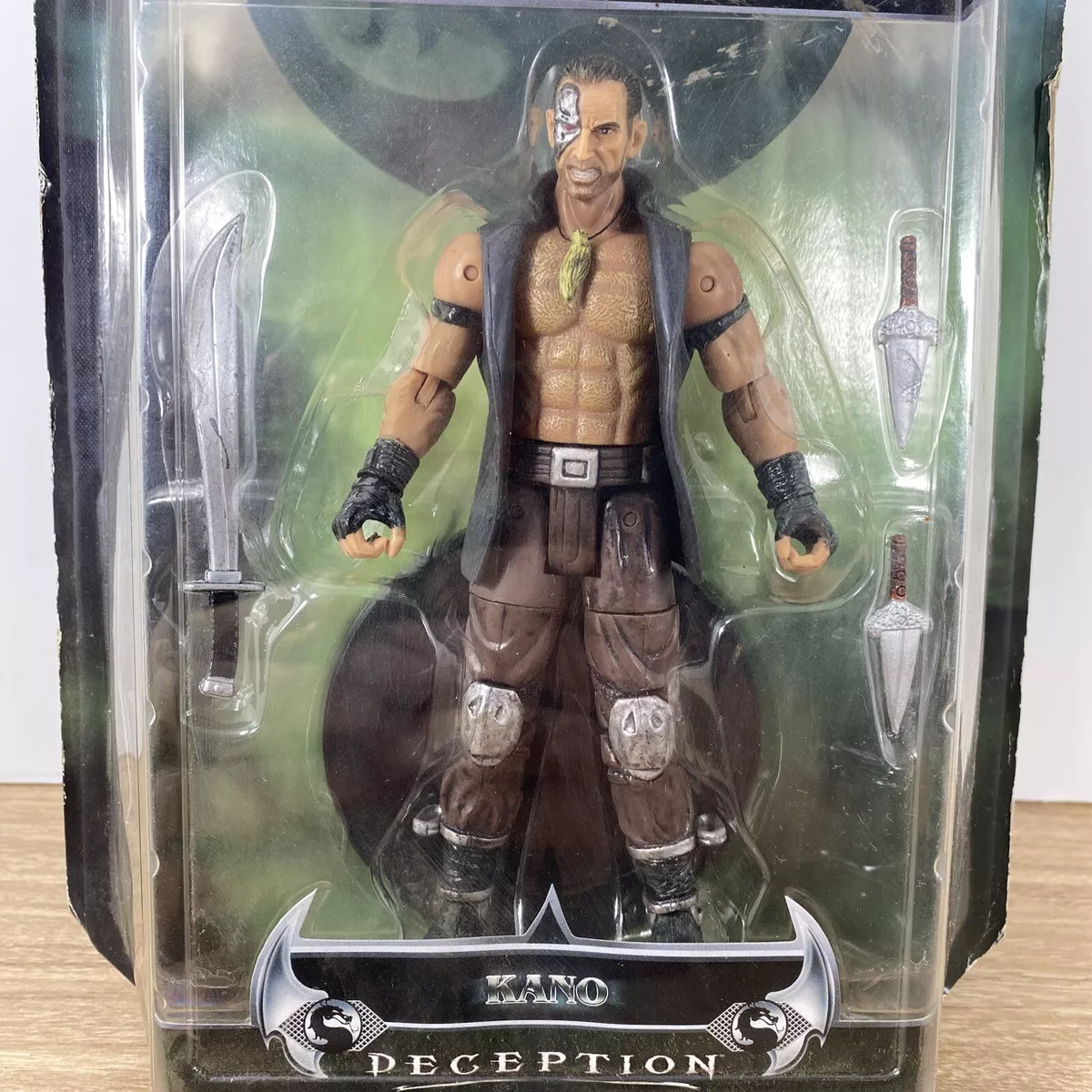 Jazwares Mortal Kombat Deception Kano 6 Inch Action Figure RARE