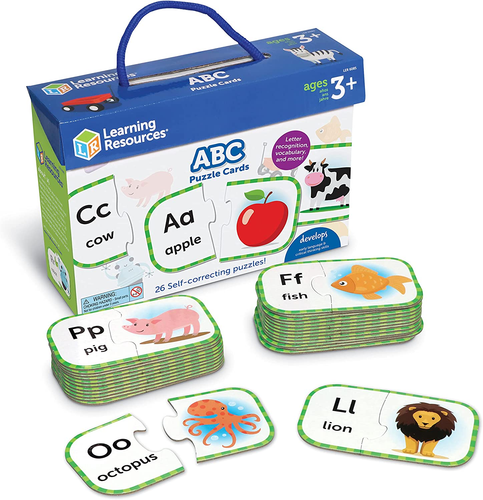 Learning Resources ABC Puzzle Cards, Kindergarten Readiness - Picture 7 of 12