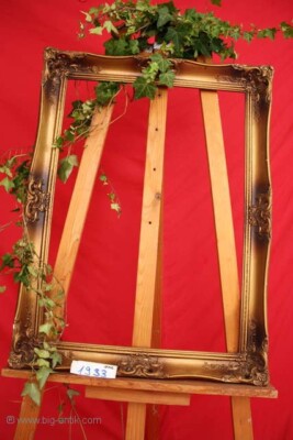 Zauberhafter antiker Prunkrahmen / Stuckrahmen / Barock Stil / Goldpatina / Verz
