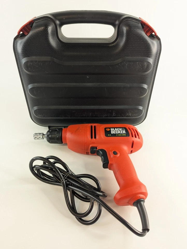Black & Decker DR220 Corded Drill – 3/8" Quick Connect Chuck – 5.2A - Image 2 of 4