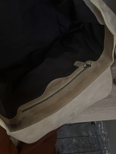 Tods Bag Authentic Vintage Suede Soft Leather French With Tods Card - 第 6/9 張圖片