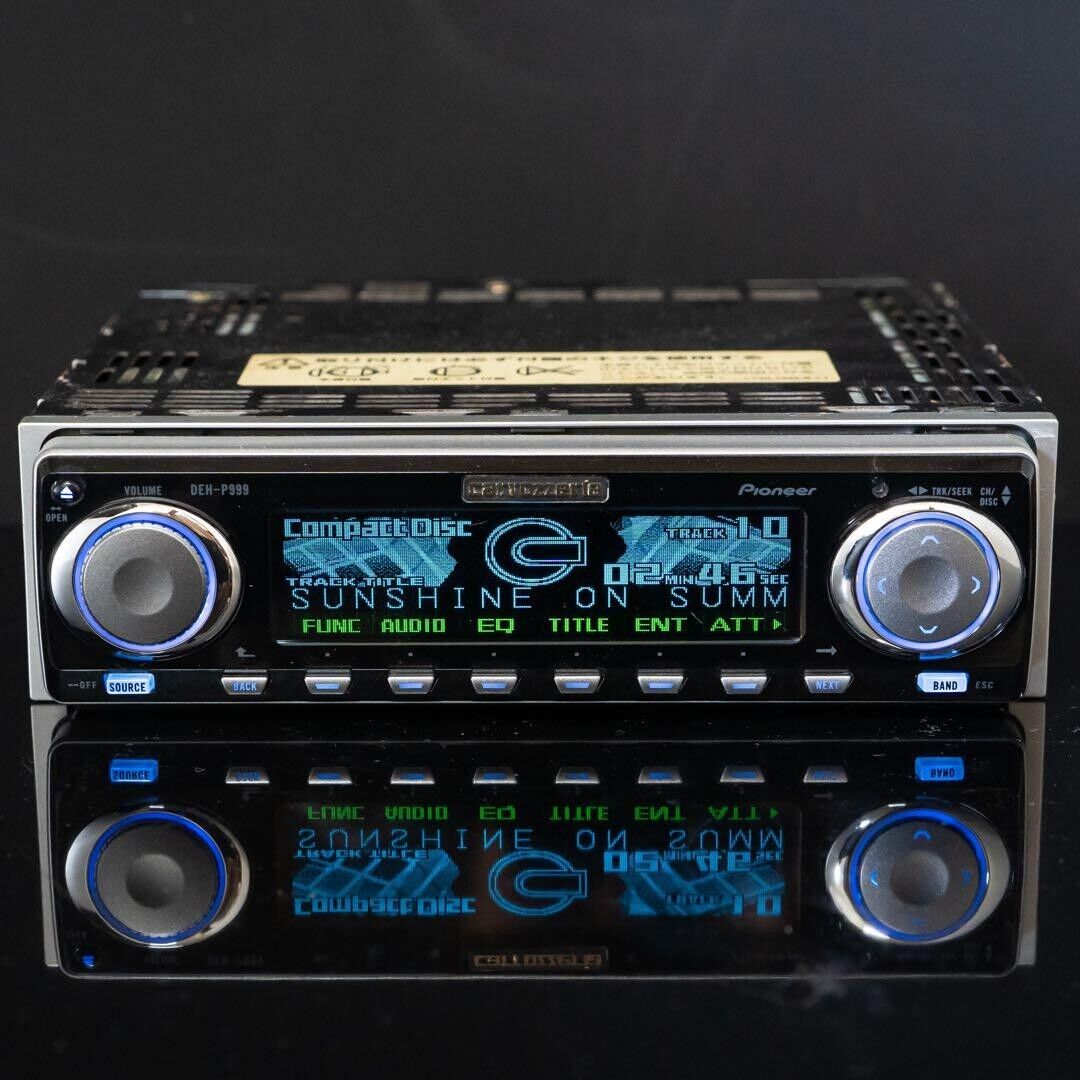 Carrozzeria DEH-P999 CD Audio Player 1DIN Maintained Working Carrozzeria DEH-P999 CD Audio Player 1DIN Maintained Working