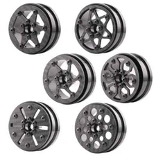 1.9 Inch Carbon Fiber Wheels Rim Hub for 1/10 RC Crawler Car Axial SCX10 Capra