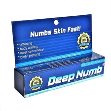 DEEPNUMB 10g Skin Numb Cream Laser Tattooing Waxing Piercing