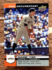 2008 Upper Deck Documentary Matt Cain #3882