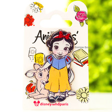 Prendedor Bambi Blancanieves Animators Disneyland París Prendedor Comercial Auténtico