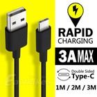 USB Type C Rapid Charging Data Cable USB-C for Samsung S25 S24 S23 S22 S21 Ultra