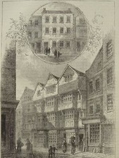 London THE TRUMPET AFTERWARDS DUKE OF YORK 1778 SHIRE LANE Original Print 1878