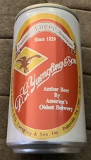 Yuengling Traditional Lager stay tab Beer Can  DG YUENGLING & SONS POTTSVILLE PA