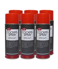 COCKPITSPRAY Apfelduft 6x 400ml Innenreiniger Cockpit Pflege Reiniger Auto Car