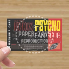 PSYCHO FAN CLUB MEMBERSHIP CARD