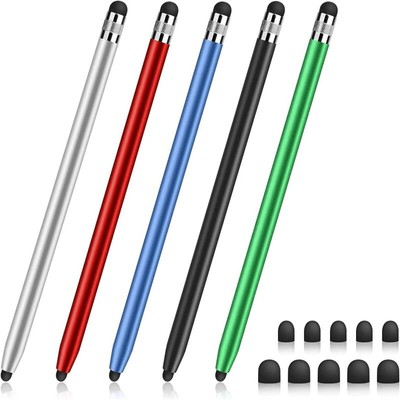 High Quality 2 in 1 Touch Screen Pen Mobile Phone Tablet Metal Capacitive Pen